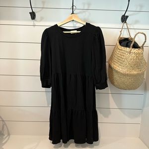 Anthropologie T.LA Black Tiered Dress